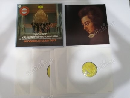 MOZART / AMADEUS QUARTETT - Die Großen Streichquartette 1972 ALMANYA  5xLP BOX SET 33’LÜK PLAK