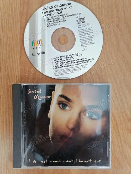 SINEAD O’CONNOR - I DO NOT WANT WHAT I HAVEN’T GOT - 1990 ALMANYA BASIM CD ALBÜM