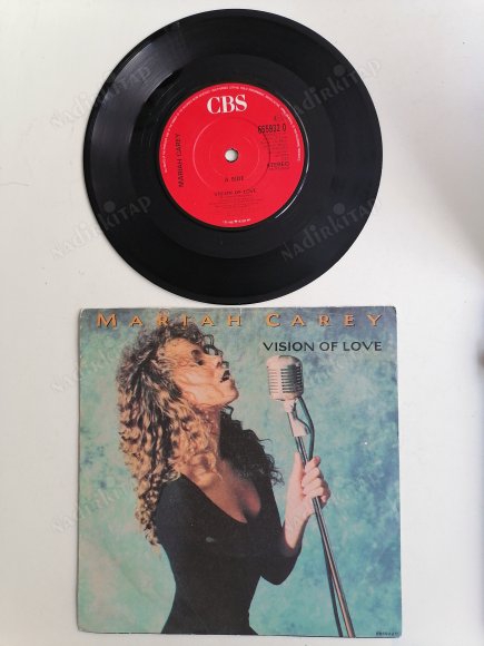 MARIAH CAREY - VISION OF LOVE - 1990 İNGİLTERE  BASIM 45 LİK PLAK