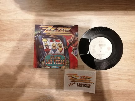 ZZ TOP - VIVA LAS VEGAS / 2000 BLUES  - 1992 ALMANYA  BASIM 45 LİK PLAK