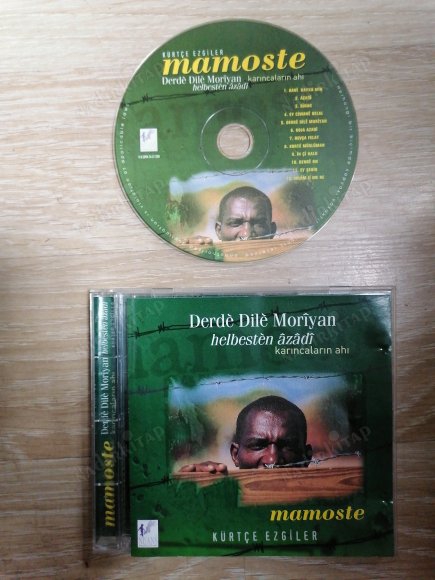 KÜRTÇE EZGİLER - DERDE DİLE MORİYAN / HERBESTEN AZADİ - 2004 TÜRKİYE   BASIM CD ALBÜM