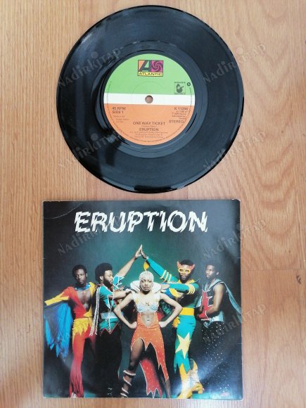 ERUPTION - ONE WAY TICKET - 1979 İNGİLTERE  BASIM 45 LİK PLAK