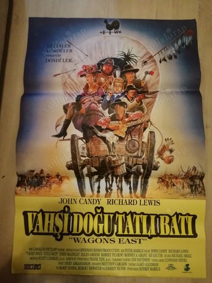 WAGONS EAST ( VAHŞİ DOĞU TATLI BATI ) JOHN CANDY / RICHARD LEWIS - 70X100 CM EBATLARINDA ÇİZİM FİLM AFİŞİ