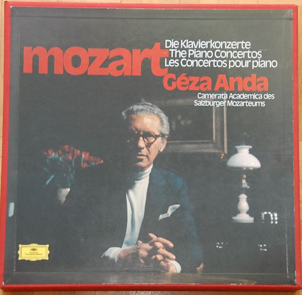 Mozart/ Géza Anda  Die Klavierkonzerte The Piano Concert 1971 Almanya Basım  12xLP Box Set 2. el