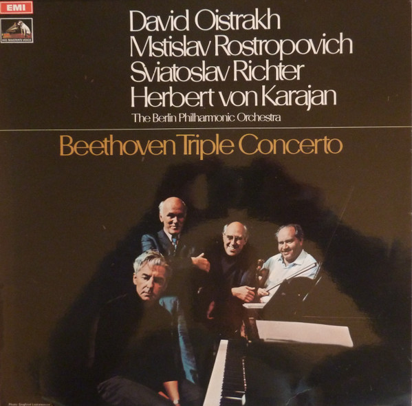 David Oistrakh  /  Rostropovich,Richter, Karajan, -1970 İngiltere Basım 33 Lük LP Plak