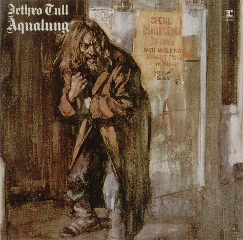 JETHRO TULL - AQUALUNG - 1973 USA   BASIM ALBÜM - 33 LÜK LP  PLAK 2. EL