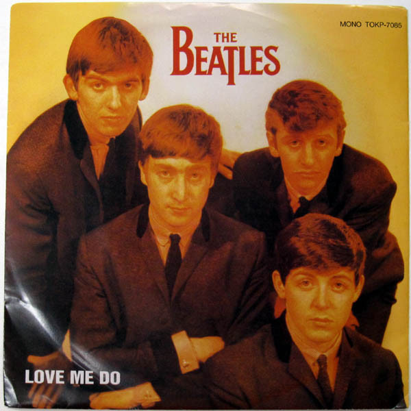 THE BEATLES -Love Me Do - Japonya 1992 Basım Nadir 45lik Plak - Temiz 2. el