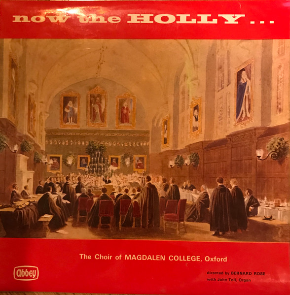 The Choir Of Magdalen College, – now the HOLLY... - 1968  İngiltere Basım 33 Lük LP  Plak Albüm