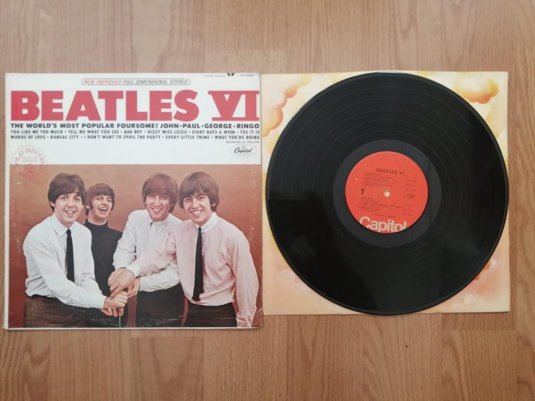 THE BEATLES - BEATLES VI - 1976 USA BASIM ALBÜM - 33 LÜK LP PLAK