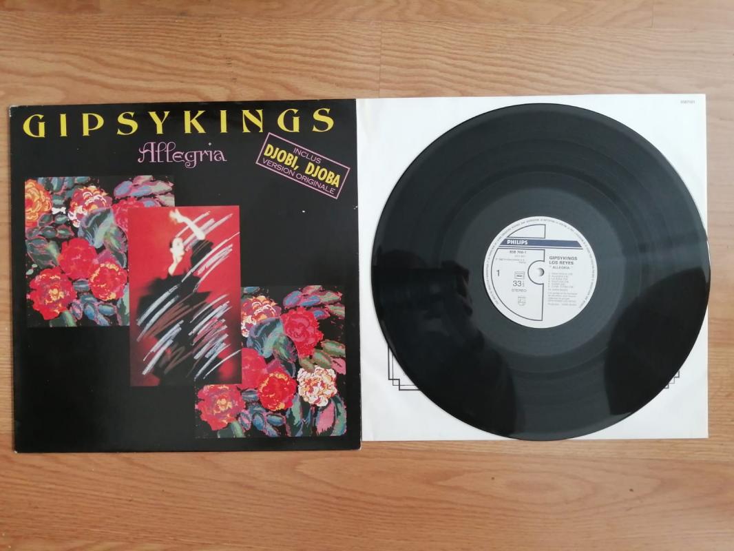 GIPSY KINGS - ALLEGRIA - 1982 FRANSA BASIM LP ALBÜM 33 LÜK PLAK