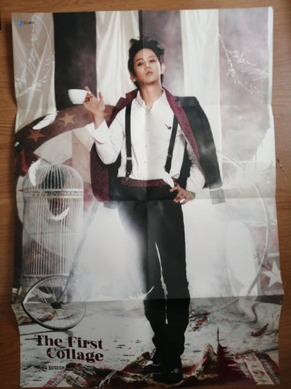 YANG YOSEOP - FIRST MINI ALBUM - 2012 GÜNEY KORE BASKI NADİR CD ALBUM - BÜYÜK BOY POSTERLİ ve 2 ADET FOTO KARTLI