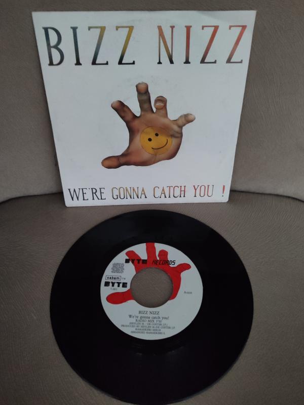 BIZZ NIZZ - We’re Gonna Catch You -1989 Belçika Basım Nadir 45 lik Plak 2. EL