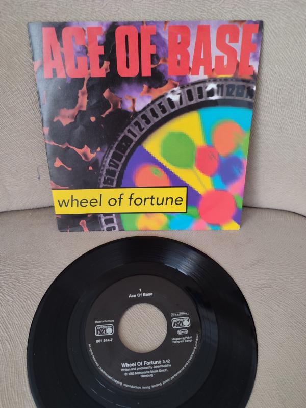 ACE OF BASE - Wheel of Fortune - 1993 Almanya Basım 45 LİK PLAK 2. EL