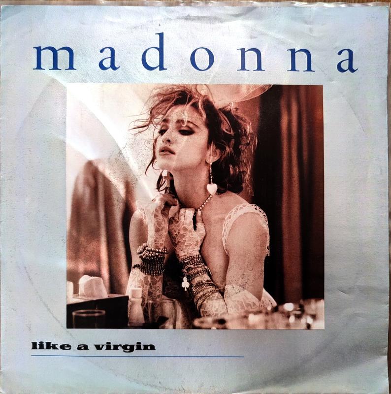 MADONNA - LIKE A VIRGIN 1984 ALMANYA BASIM 45 LİK PLAK 2. EL