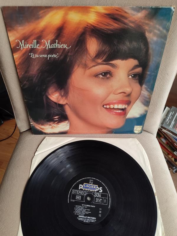 MIREILLE MATHIEU - Et tu Seras Poete - 1976 Fransa Basım 33 lük LP Plak 2. EL