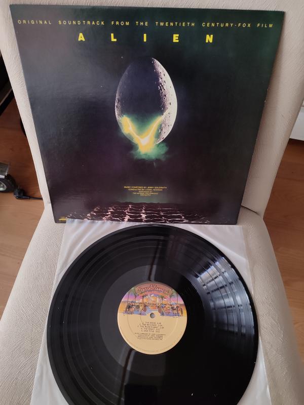 ALIEN - Jerry Goldsmith - Soundtrack - 1979 USA Basım Nadir LP Plak - Temiz 2. el