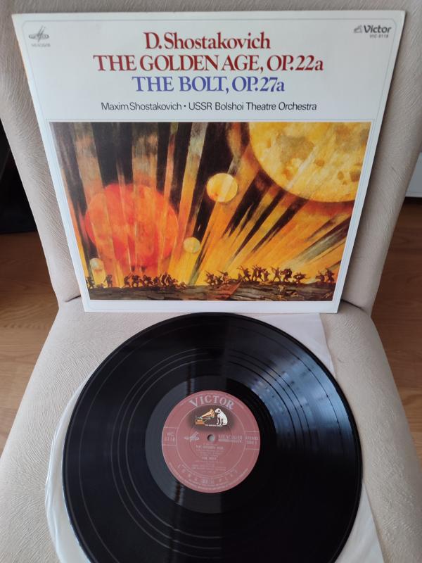 SHOSTAKOVICH -  Two Ballet Suites: The Age Of Gold • The Bolt 1968 Japonya Basım Nadir LP Plak 2.el