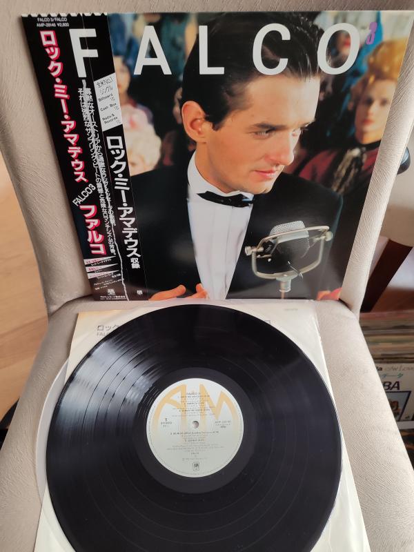 FALCO - Falco 3 - 1986 Japonya Basım 33 lük LP Plak Albüm - Obi’li Temiz 2.el