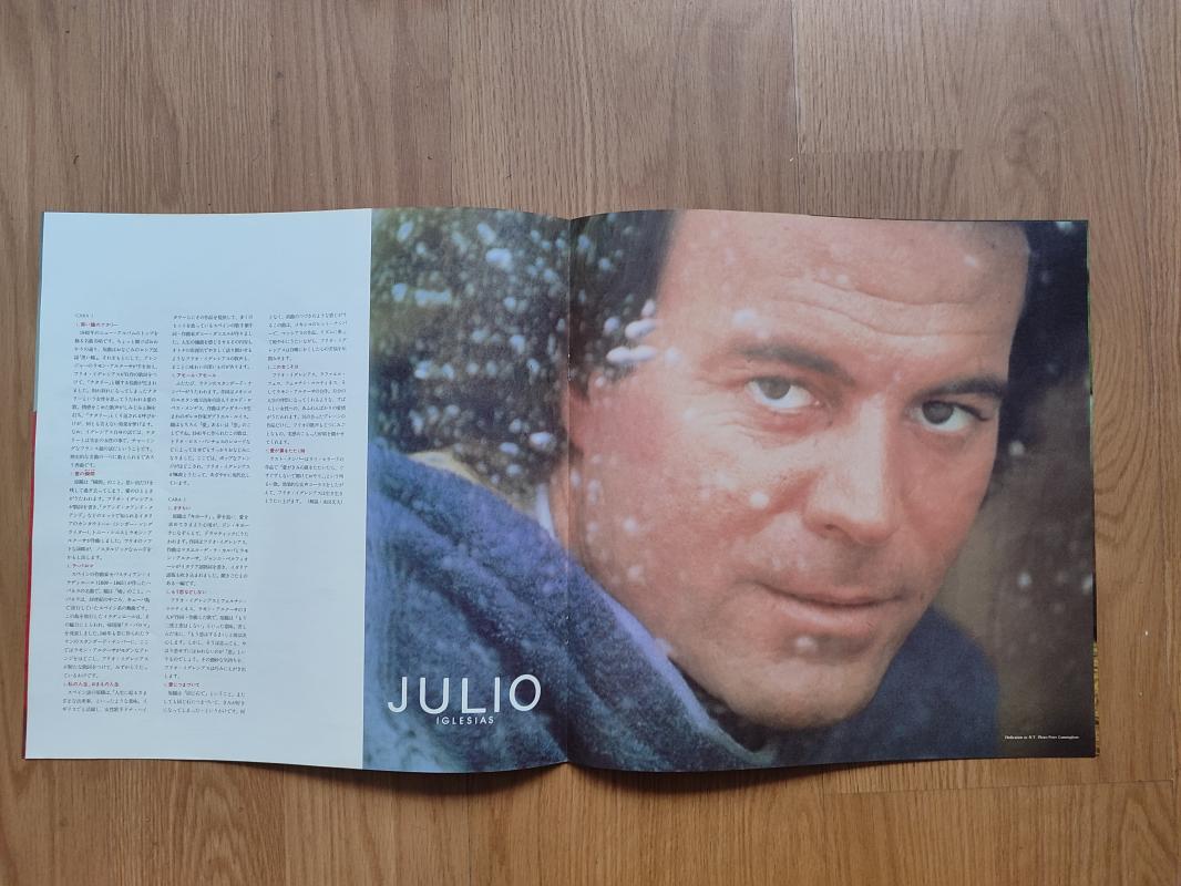 JULIO IGLESIAS - Momentos 1982 Japonya  Basım 33 lük LP Plak Albüm - Obi’li Temiz 2. el