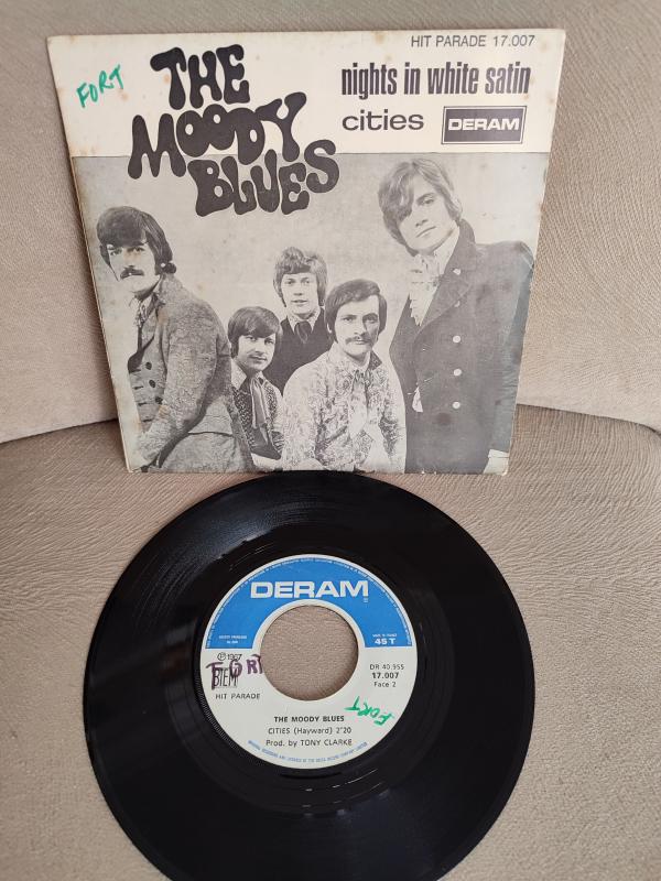 The Moody Blues – Nights In White Satin -1967 FRANSA BASIM 45 LİK PLAK