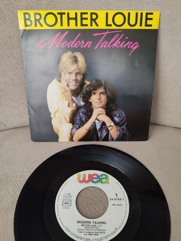 MODERN TALKING - Brother Louie - 1986 Fransa Basım 45lik Plak 2. EL