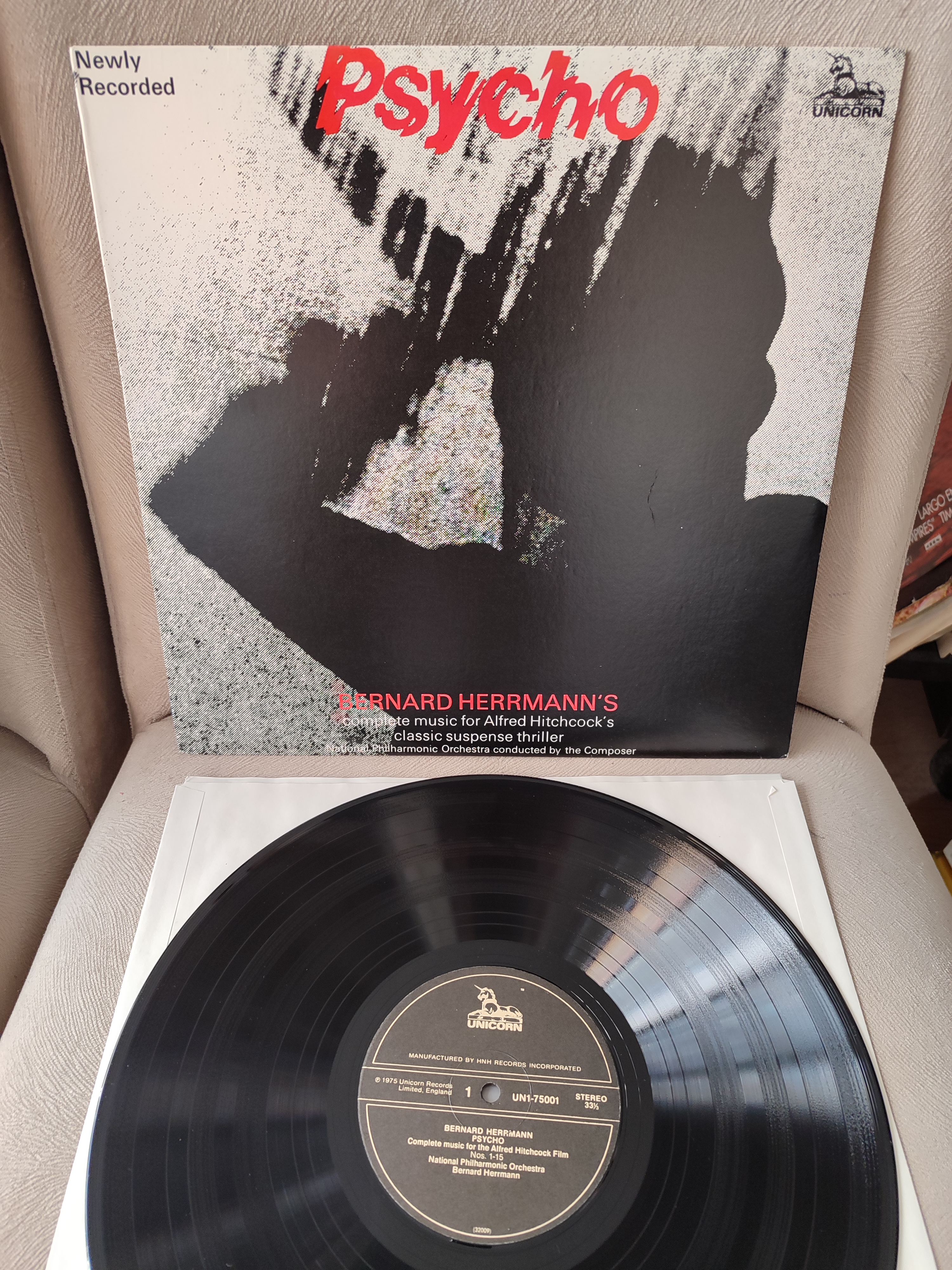 Alfred Hitchcock’s PSYCHO - Soundtrack - 1977 USA  Basım - Nadir 33 lük LP Plak Albüm 2. el