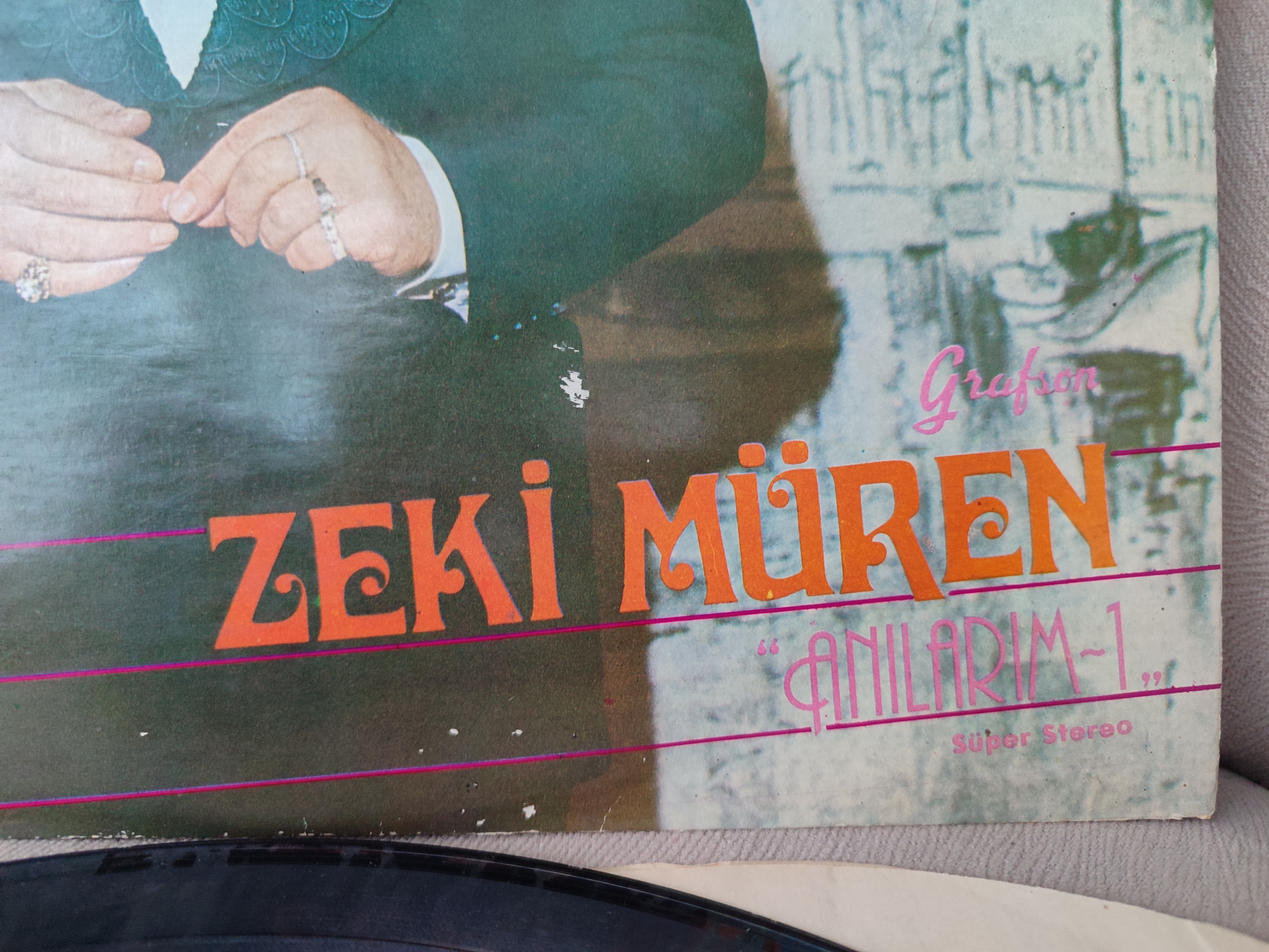 ZEKİ MÜREN - Anılarım-1 - 1974 Türkiye Basım Nadir 33 Lük LP Albüm Plak 2. EL