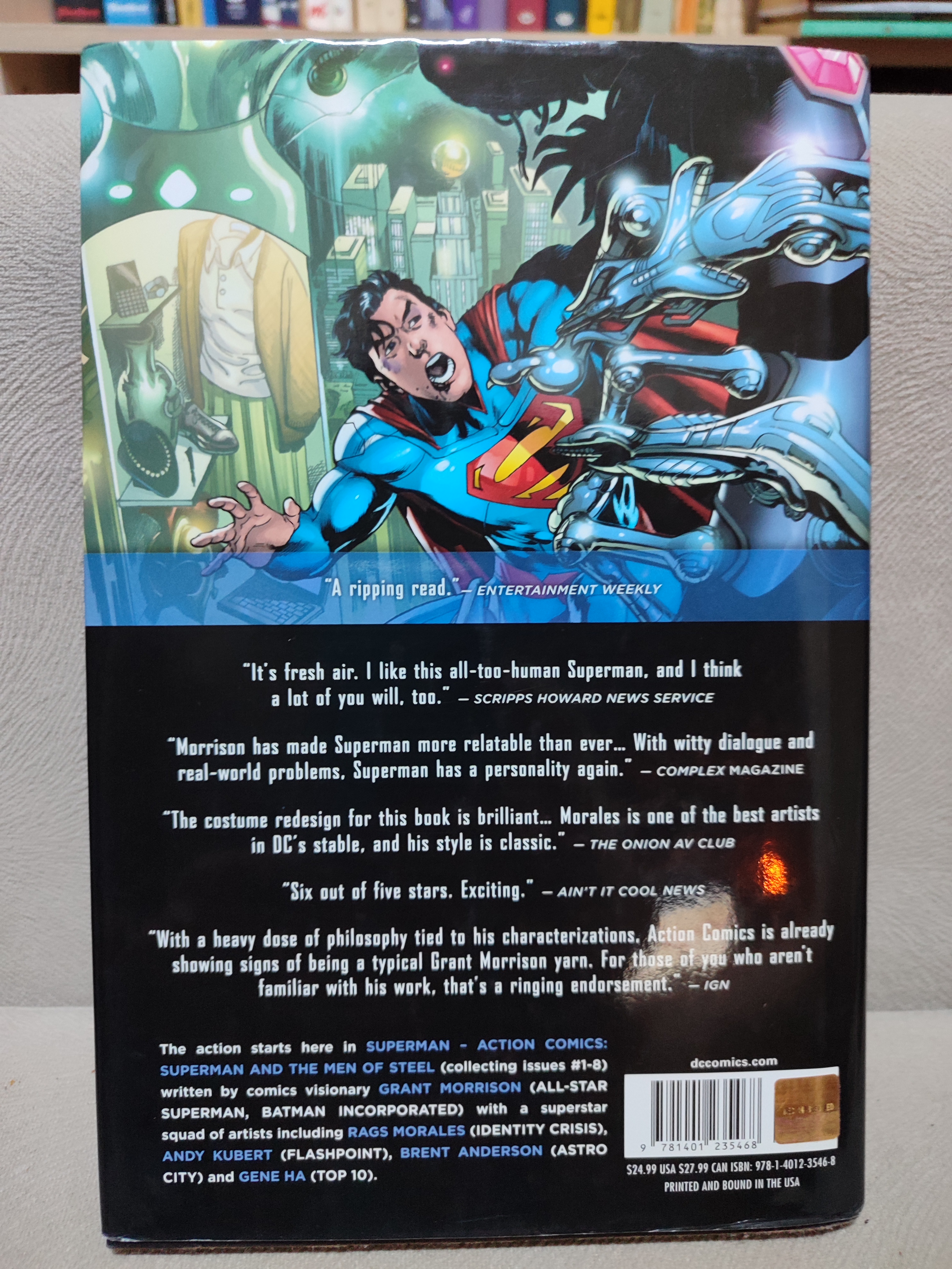 SUPERMAN - Superman And The Men of Steel - The New 52 - Volume 1 - İngilizce Çizgiroman Kuşe Kağıt Şömizli Ciltli