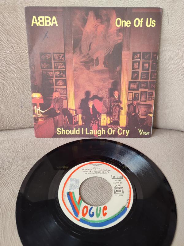 ABBA - One of Us / Should I Laugh or Cry  1981 Fransa Basım 45 LİK PLAK 2. el