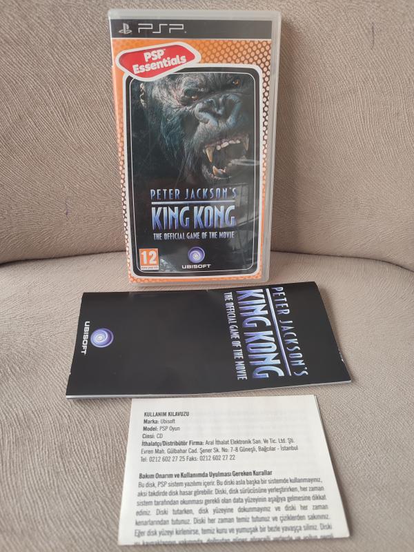 KING KONG - Orjinal PSP Portable Oyun / Türkçe Kullanım Kılavuzu + 22 Sayfa İngilizce Kullanım Kılavuzu