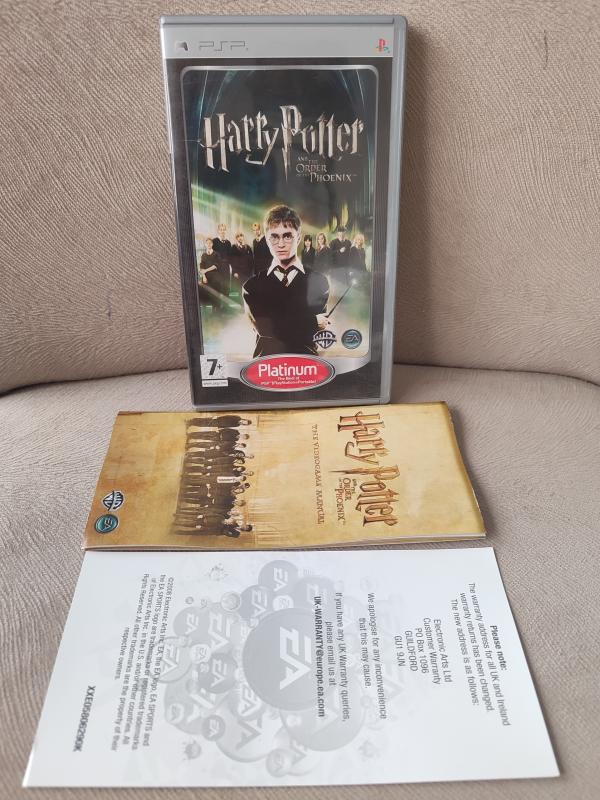 HARRY POTTER and The Order Of Phoenix- Orjinal PSP Portable Oyun /  18 Sayfa İngilizce Kullanım Kılavuzu