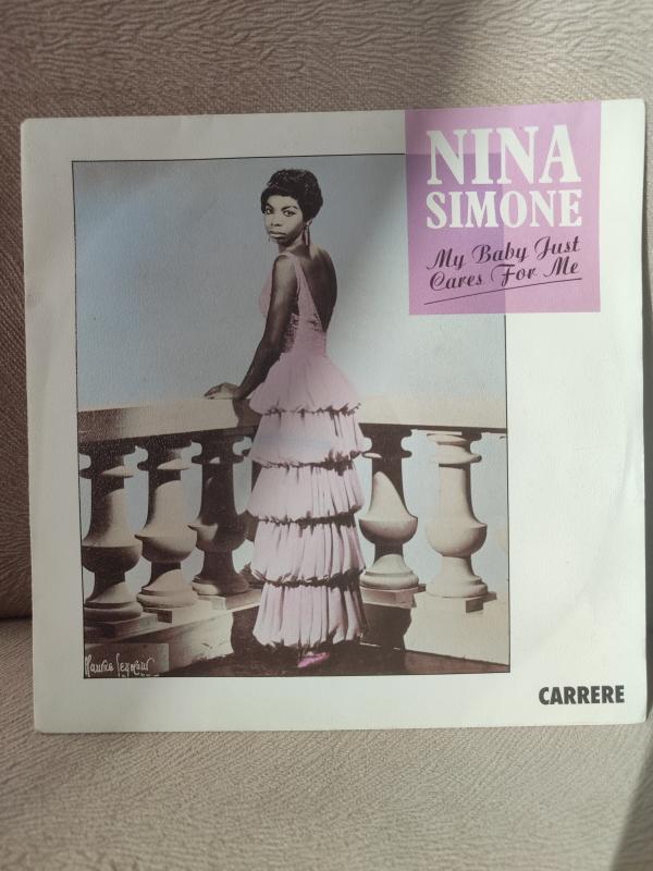 NINA SIMONE - MY BABY JUST CARES FOR ME - 1982 FRANSA  BASIM 45 LİK PLAK 2.EL