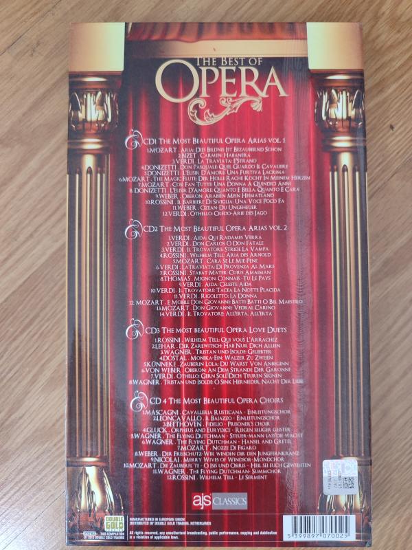 THE BEST OF OPERA - ARIAS 1 / ARIAS 2 / LOVE DUETS / CHOIRS - 4 CD lik Set 2.EL