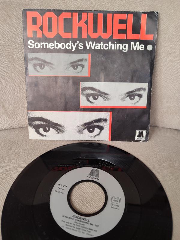 ROCKWELL  - Somebody’s Watching Me - 1983 Fransa Basım 45lik Plak 2.el