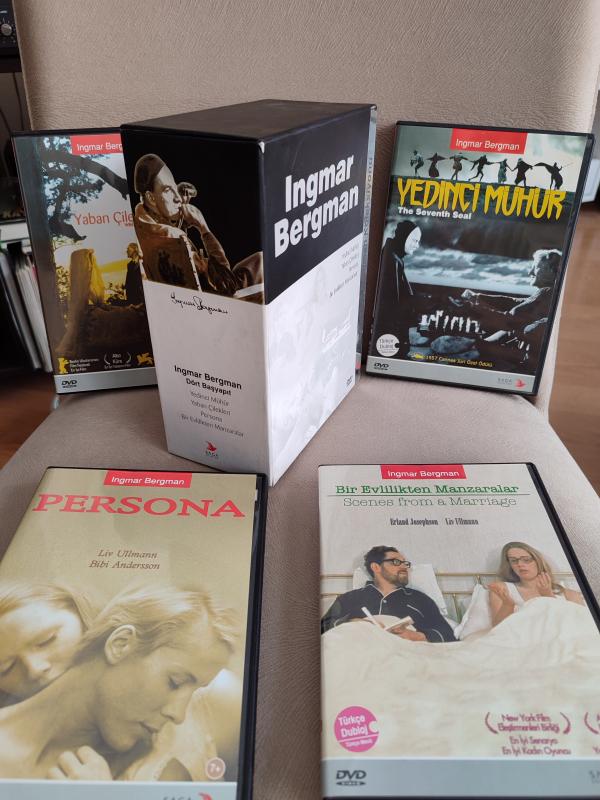 INGMAR BERGMAN KOLEKSİYONU*4 DVD - 7. Mühür/Yaban Çilekleri/Persona/Bir Evlilikten Manzaralar 2.EL