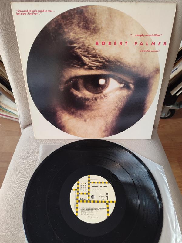 ROBERT PALMER - Simply Irresistible  -1988 USA  Basım Maxi 45 lik Plak 2.EL