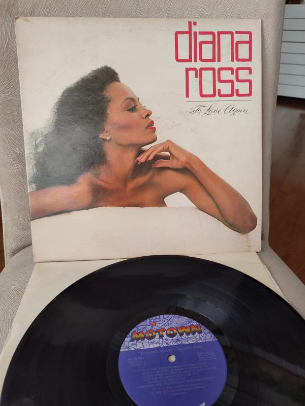 DIANA ROSS - To Love Again  - 1985 Fransa Basım 33 lük LP Plak - Funk / Soul 2.el