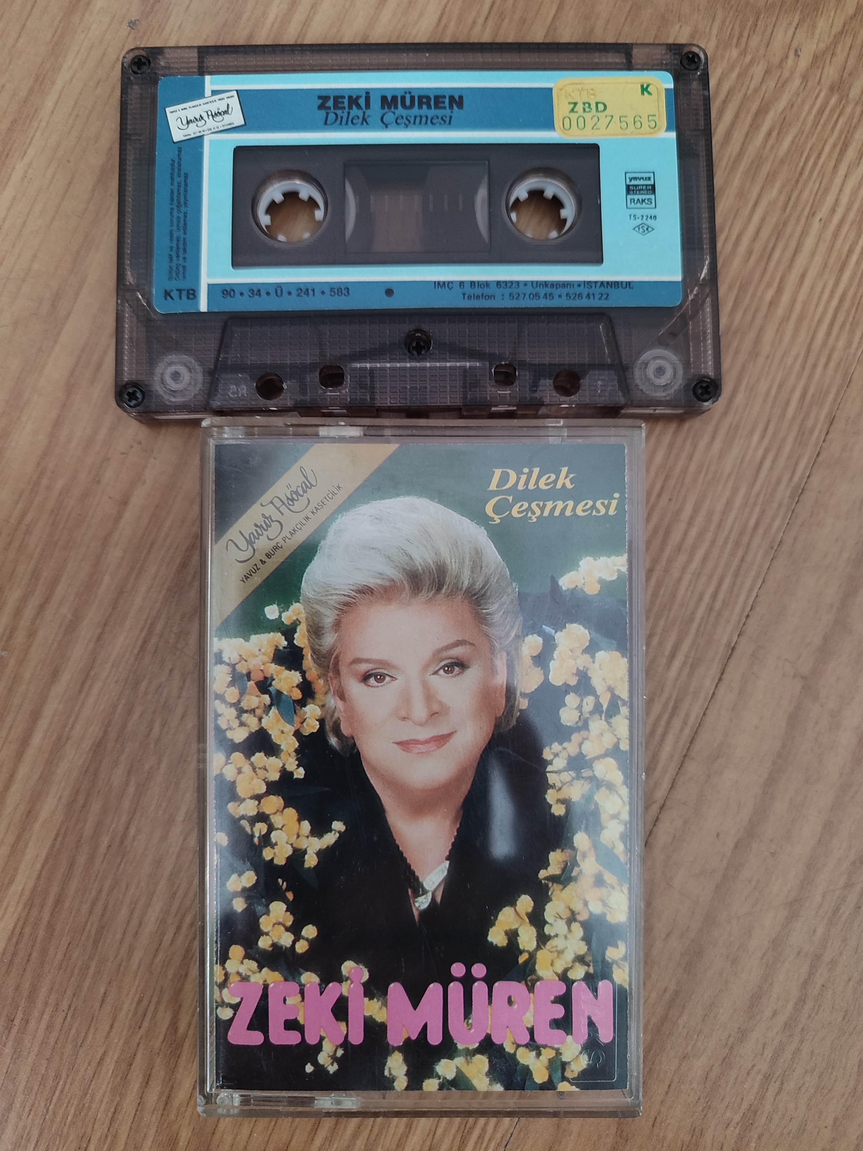 ZEKİ MÜREN - Dilek Çeşmesi - 1990 Türkiye Basım Kaset Albüm 2.el