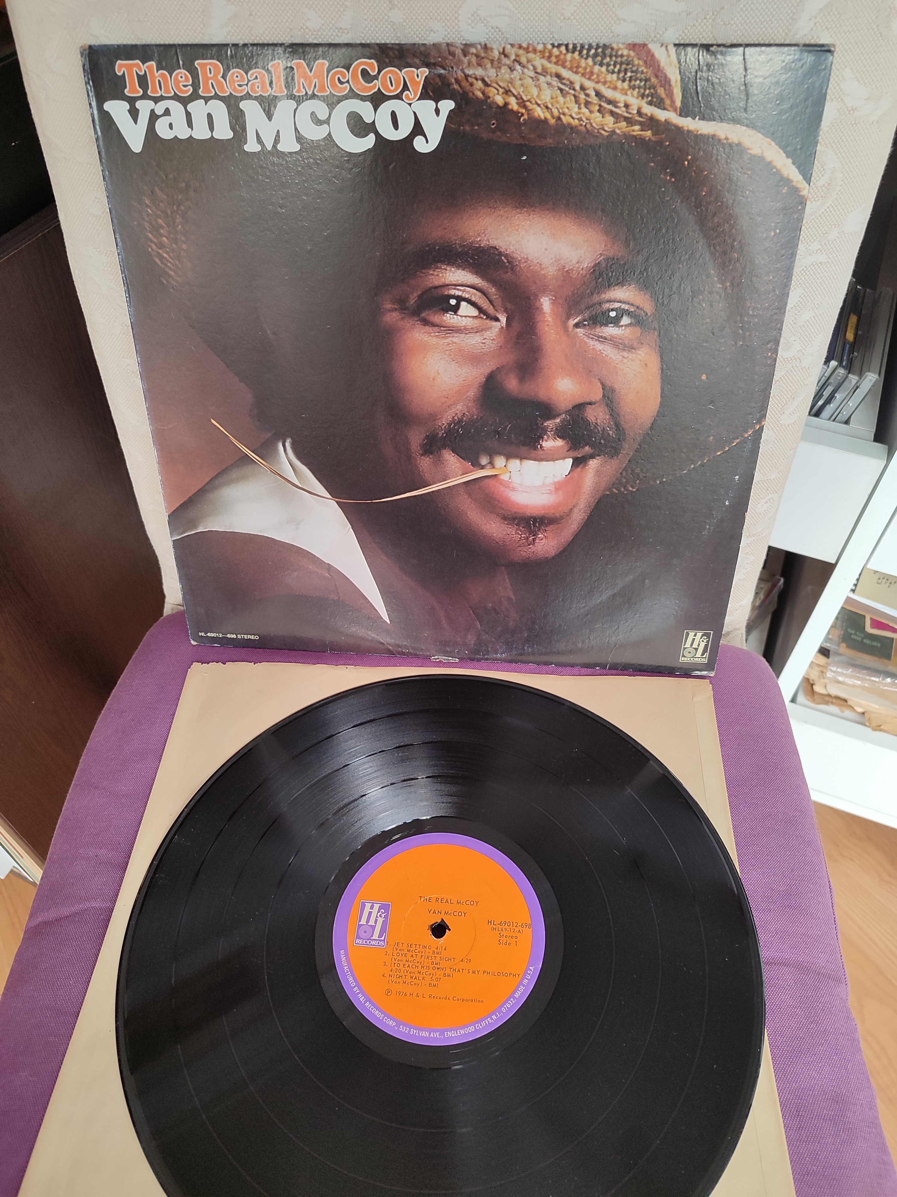 VAN McCOY - The Real McCoy - 1976 USA  Basım LP Plak * FUNK/SOUL 2.EL