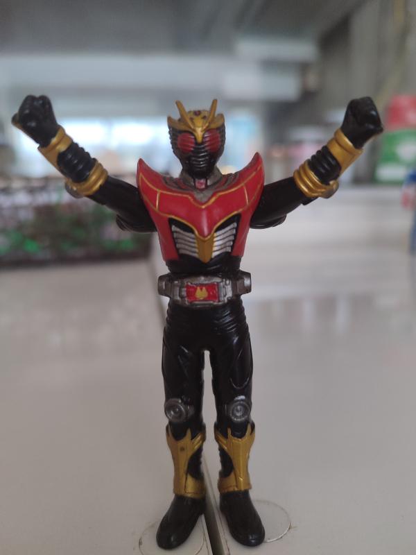 JAPON  Kamen Rider Figürü / Ryuki Survive - 11 cm  Boyunda 2002 Bandai Yapımı 2.el