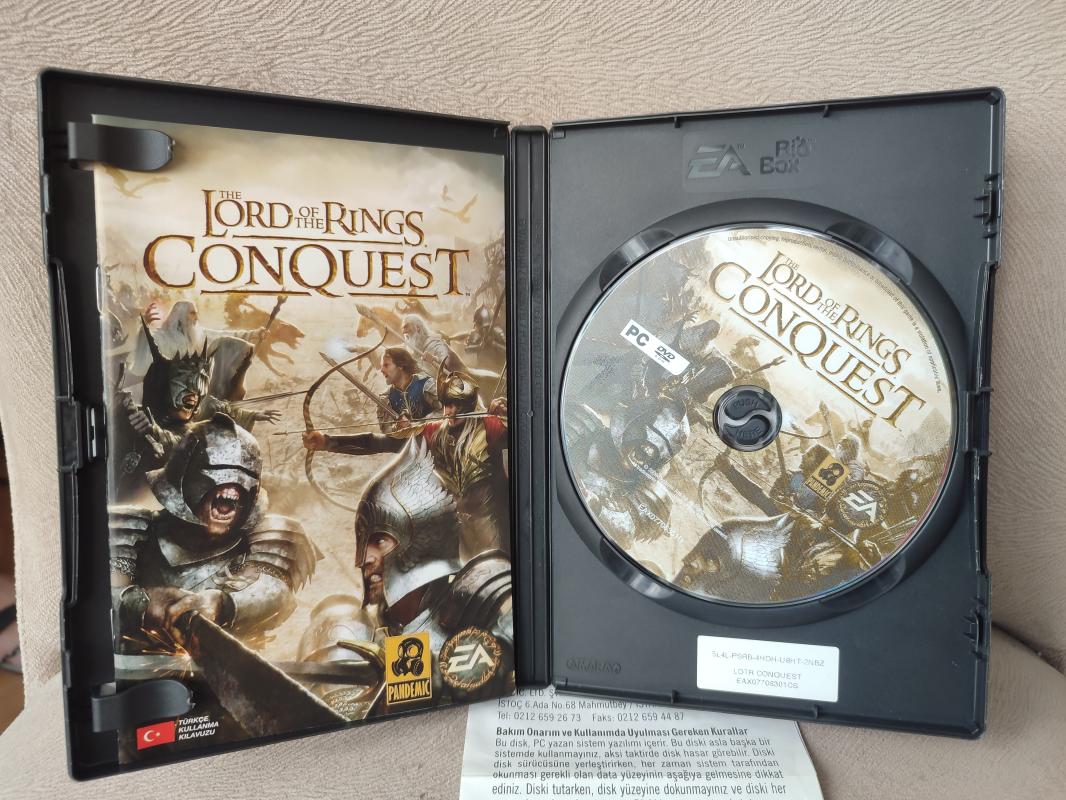 THE LORD OF THE RINGS - CONQUEST - PC DVD Oyun - Özel Kutusunda Türkçe Kullanma Kılavuzu 2.el