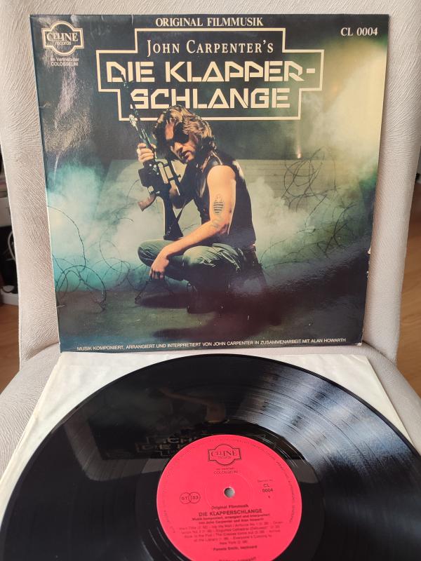 NEW YORK’TAN KAÇIŞ / Die Klapper-Schlange - Soundtrack Albüm 1991 Almanya Basım Nadir Plak 2.el