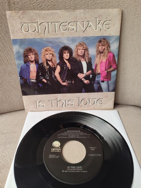 WHITESNAKE - Is This Love  - 1987 USA Basım 45 Lik Plak 2. el