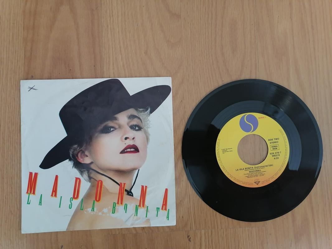 MADONNA - LA ISLA BONITA - 1987 ALMANYA BASIM 45 LİK PLAK