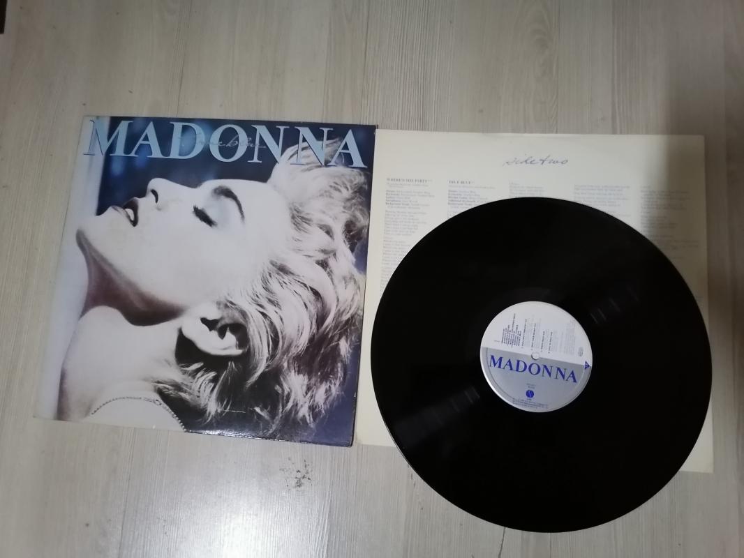 MADONNA - TRUE BLUE - 1989 ALMANYA BASIM 33 LÜK ALBÜM LP PLAK