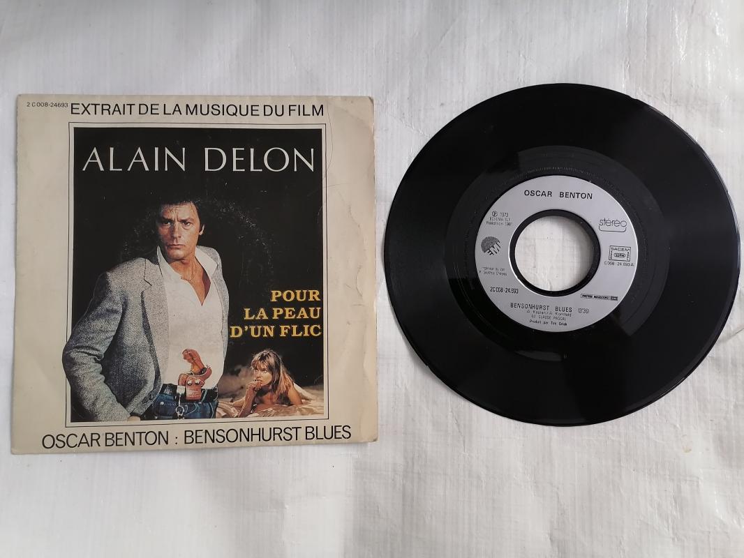 OSCAR BENTON - BENSONHURST BLUES / TOOK ME A LONG TIME - 1981 FRANSA BASIM 45 LİK PLAK