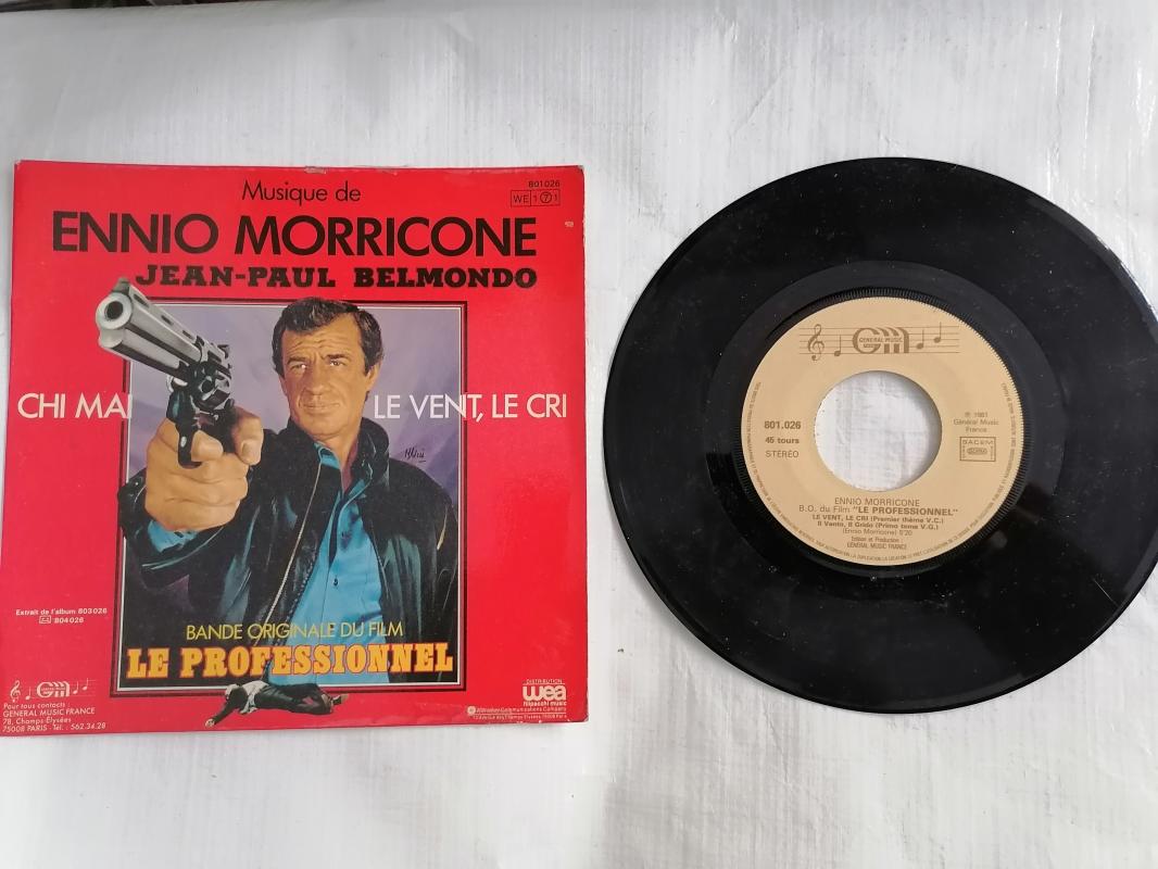 ENNIO MORRICONE - CHI MAI - (LE PROFESSIONNEL SOUNDTRACK) - 1981 FRANSA  BASIM