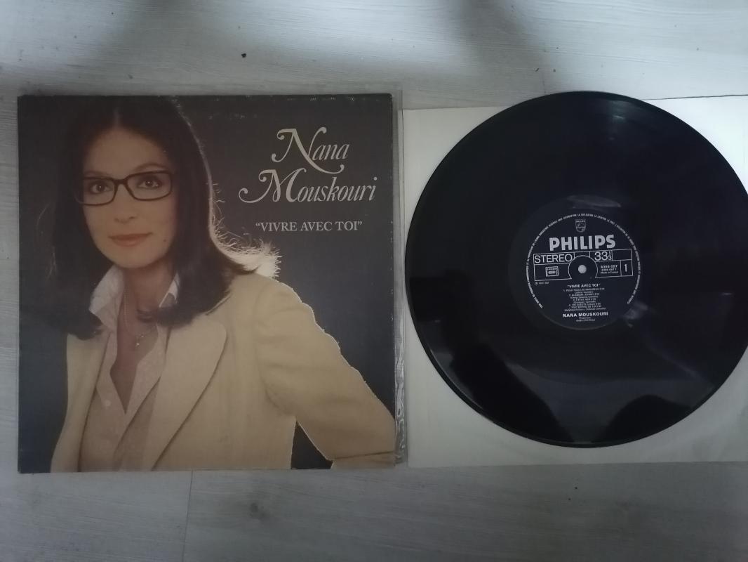 NANA MOUSKOURI - VIVRE AVEC TOI - 1980 FRANSA BASIM LP ALBÜM - 33 LÜK PLAK