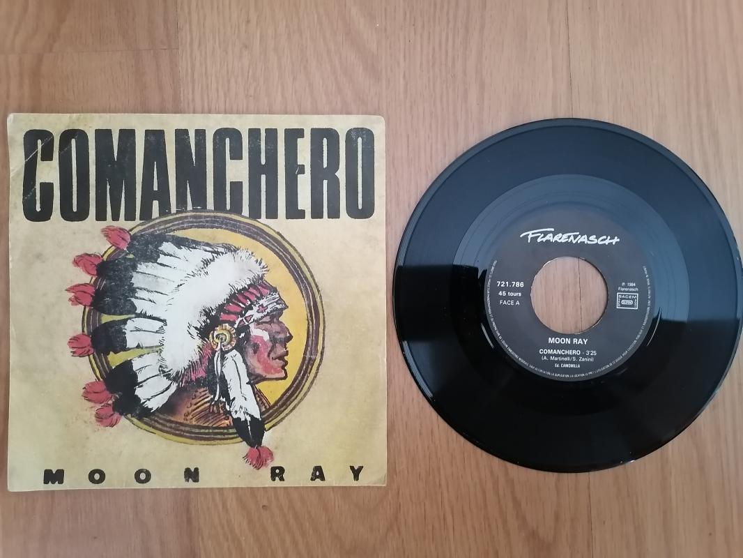 MOON RAY - COMANCHERO - 1985 ALMANYA BASIM 45 LİK PLAK