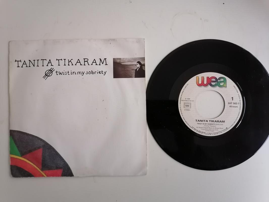 TANITA TIKARAM - TWISTING IN MY SOBRIETY - 1988 FRANSA BASIM 45 LİK PLAK